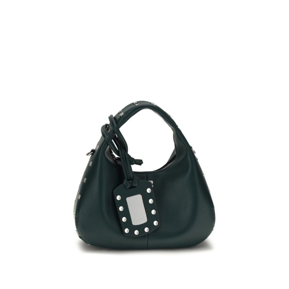 Ganni Women Mini Studded Hobo Handbag